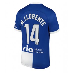 Atletico Madrid Marcos Llorente #14 Koszulka Wyjazdowych 2023-24 Krótki Rękaw